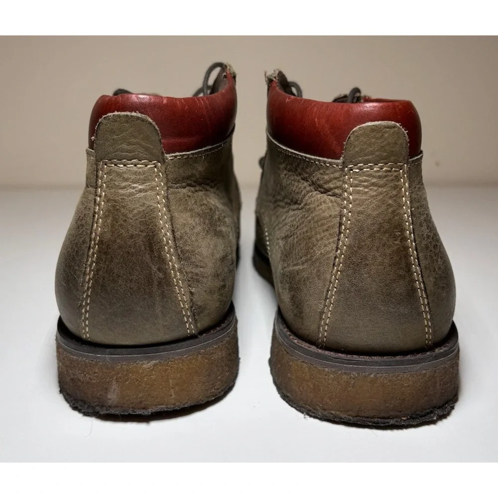 Johnston & Murphy Men's Chukka Ankle Boots | Olive Green | Size 10.5